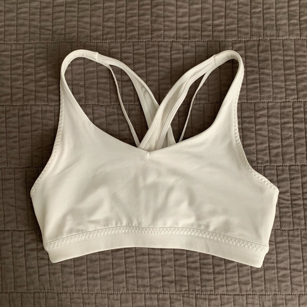 Athleta Sports Bra - White